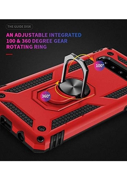 S10 Için Kılıf Ring Holder Siyah [ S10 ile Uyumlu Kılıf - Siyah] modelleri