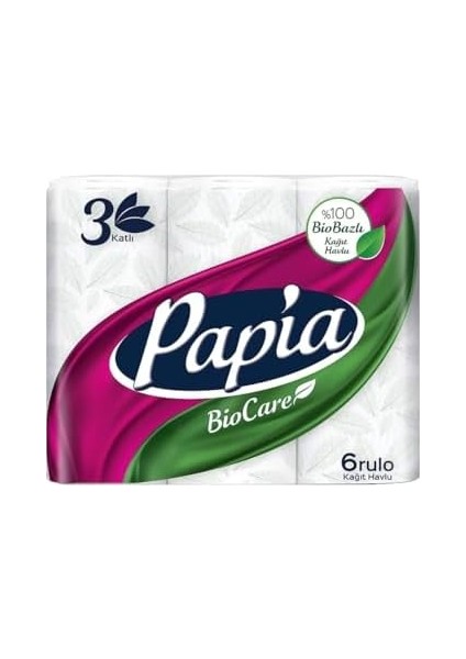 Papia Bio Care 6'lı Havlu