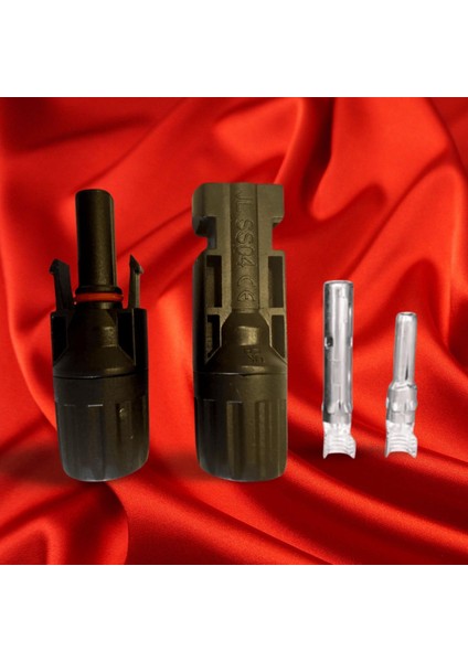 SS04 Fotovoltaik Güneş Paneli Konnektör Seti 1000V 30A, IP67, UL-94V0, Ce Sertifikalı