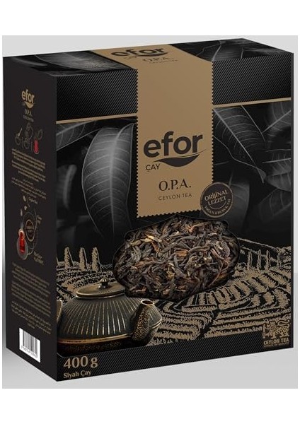 Efor O.p.a. Ceylon Dökme Çay 400GR (Kutu)