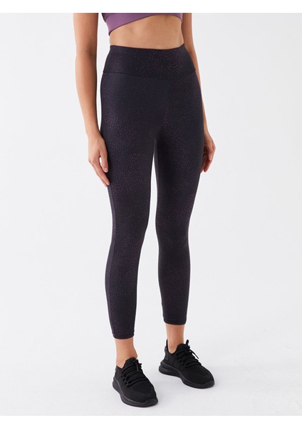 Yeni Sezon Beli Lastikli Desenli Kadın Spor Tayt fırsatları