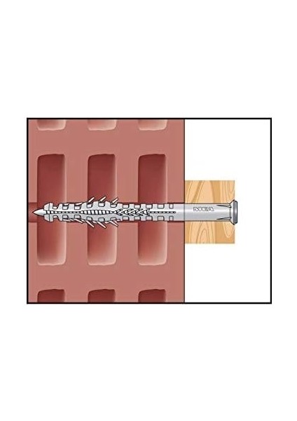 Mea Hbr Boşluklu Çerçeve Dübeli (8X80MM, 50 Adet) modelleri