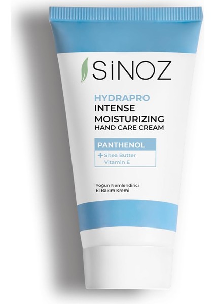 Sinoz Vitamin E Panthenol Içeren Yoğun Nemlendirici El Bakım Kremi 50 ml