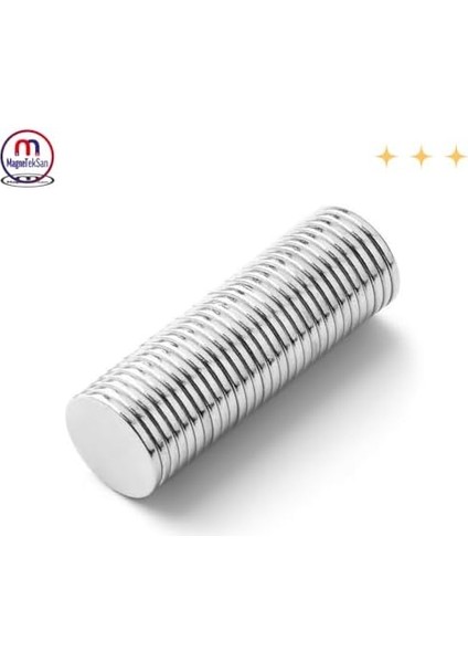 mm N35 Yuvarlak Mıknatıs – Güçlü ve Dayanıklı Manyetik Disk (50 Adet) fiyatları