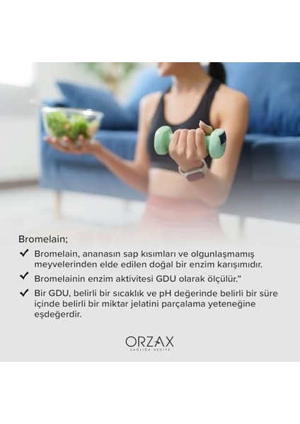 Orzax Ocean Bromelain 500 Mg 30 Kapsül fiyatları