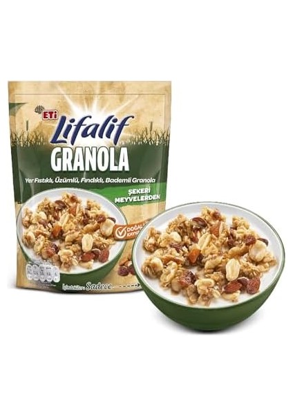 Eti Lifalif Yer Fıstıklı Granola 200 G