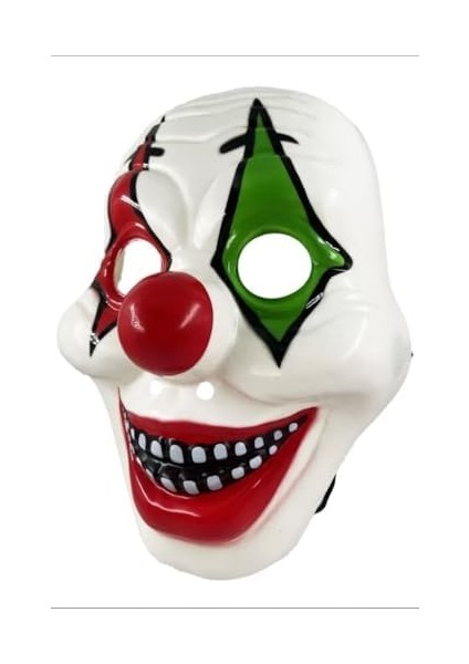 Halloween Maske Palyaço Kırmızı Yeşil modelleri