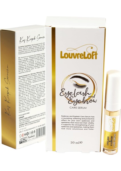 Louvreloft Keratin Besleyici Kaş ve Kirpik Serumu
