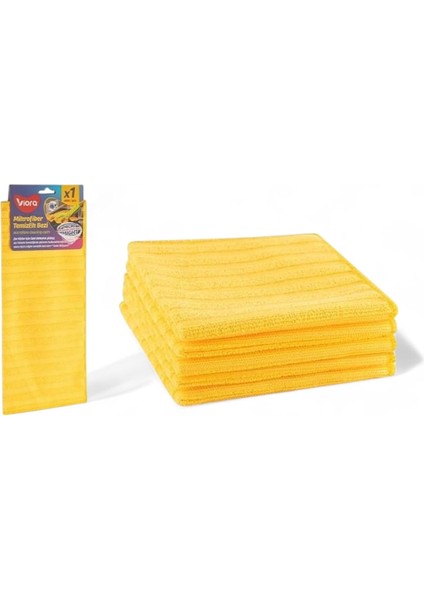 1 Adet Micro Might Mikrofiber Temizlik Bezi 32X32 Cm, Zor Kirler Için Tasarlanan Etkili ve Çok Yönlü Temizlik Için Ideal! Vrp 324