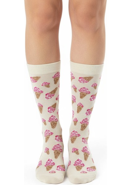 Ice Cream Socks – Desenli Unisex Soket Çorap modelleri