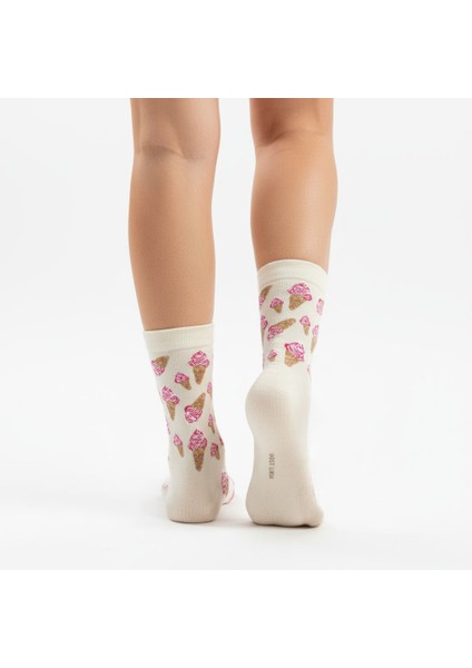 Ice Cream Socks – Desenli Unisex Soket Çorap indirimleri