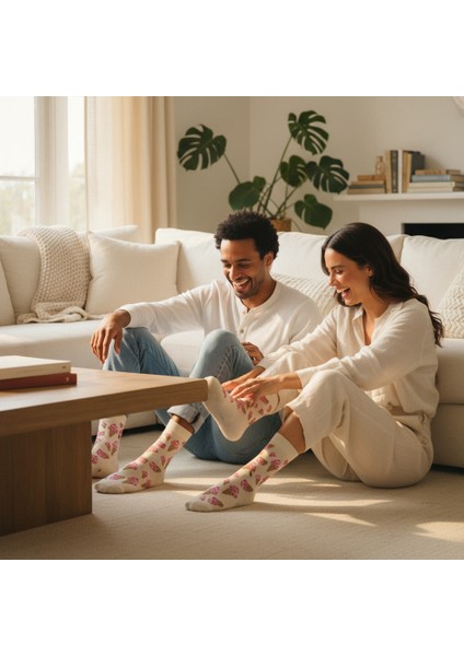Ice Cream Socks – Desenli Unisex Soket Çorap