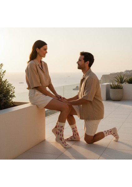 Ice Cream Socks – Desenli Unisex Soket Çorap