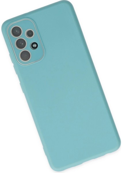Samsung Galaxy A53 5g Kılıf Lansman Glass Kapak - Turkuaz modelleri