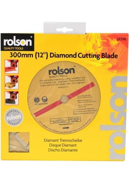 24398 300 mm Tipped Segmented Blade