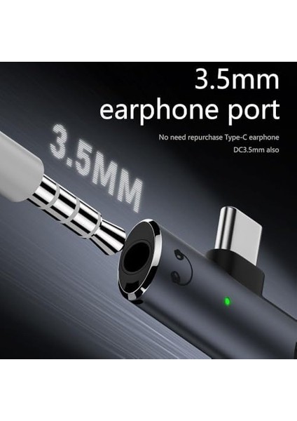 2in1 Type C To 3.5mm Kulaklık Type C 100W Hızlı Şarj Dönüştürücü Otgcx modelleri