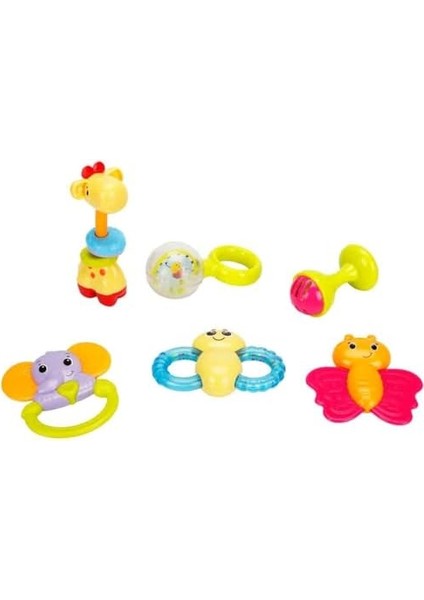 Çıngırak/dişlik Sevimli Hayvanlar 6 Parça modelleri