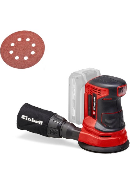 Te-Rs 18 Li - Solo, Akülü Eksantrik Zımpara, Siyah/kırmızı