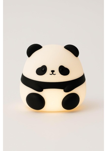 Hayvan Figürlü Gece Lambası, Silikon Rgb Dokunmatik, Yumuşak Işık, Bebek Odası ve Çocuklar Için, USB Şarjlı, Renkli Aydınlatma, Dekoratif Gece Lambası, Uyku Işığı ( )