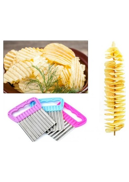 Chips Chopper Şekilli Sebze ve Meyve Dilimleyici (4172) modelleri