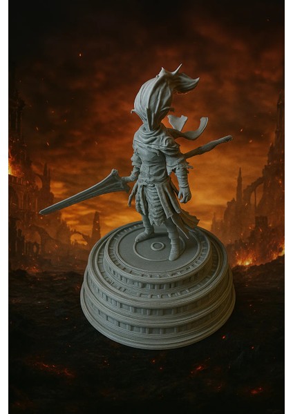 CRAFTSY3D Isimsiz Kral Figürü – 3D Baskı Dekoratif Koleksiyonluk Epik Oyun Karakteri | Beyaz/boyasız fiyatları