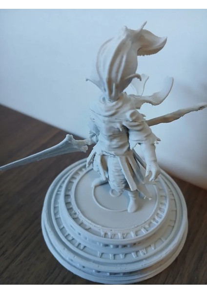 CRAFTSY3D Isimsiz Kral Figürü – 3D Baskı Dekoratif Koleksiyonluk Epik Oyun Karakteri | Beyaz/boyasız modelleri