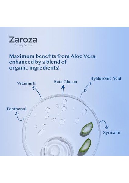 Zaroza Nemlendirici Aloe Vera Jel Hassas Saç Derisi Için 200 ml modelleri