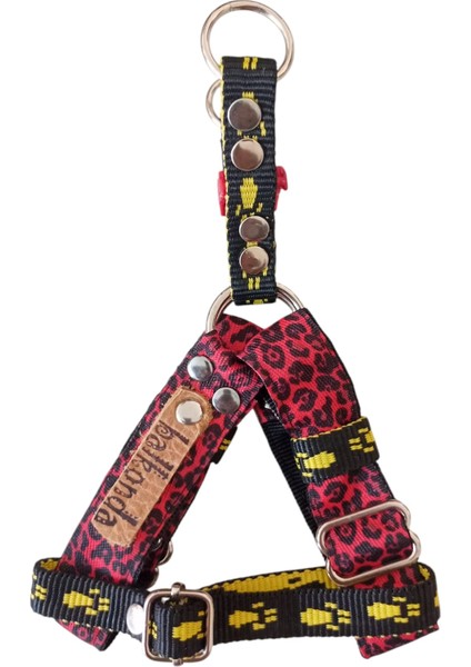 Köpek Göğüs Tasması Minik ve Küçük Irk Ayarlamalı Kolon Kordon Kırmızı modelleri