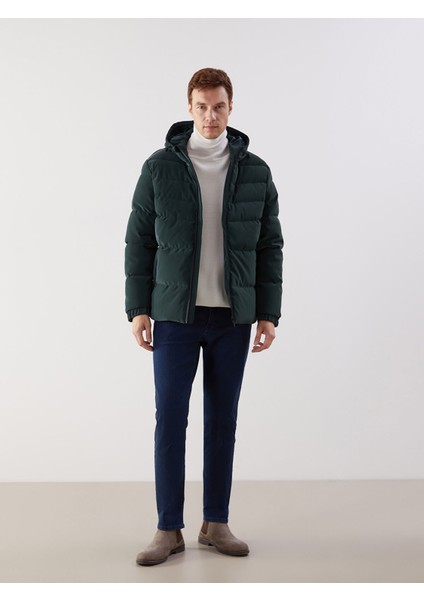 Yeni Sezon Standart Kalıp Kapüşonlu Erkek Şişme Mont fiyatları