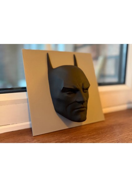 CRAFTSY3D Batman Duvar Sanatı – Dekoratif 3D Baskı Yarasa Logosu Tablo modelleri