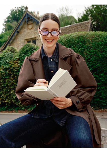 Yeni Sezon Kruvaze Yaka Kadın Trençkot