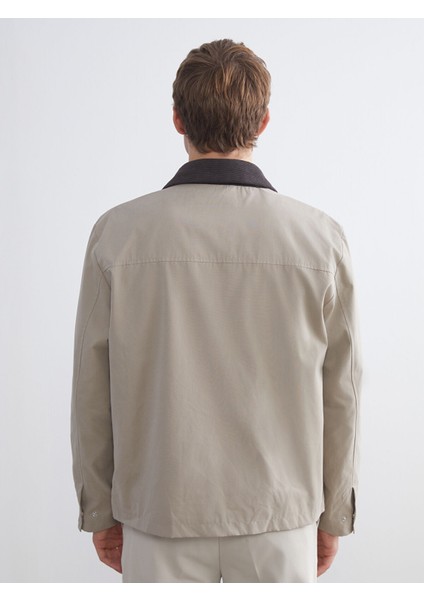 Yeni Sezon Standart Kalıp Kadife Yaka Erkek Mont fırsatları