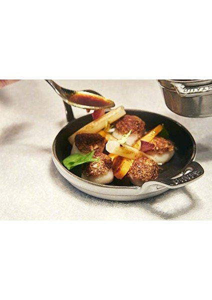 1301623 Istiflenebilir Fırın Tenceresi, Yuvarlak 16 Cm, 0,4 L, Pişirme Kabı Içinde Mat Siyah Kaplama, Siyah fiyatları