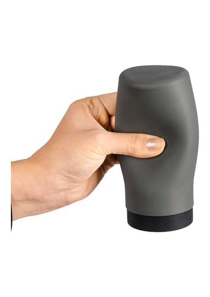 Squeez-E Bulaşık Deterjanı Dispenseri, Mutfakta Bulaşık Deterjanı Için, Dozaj, Sızdırmaz Silikondan Sabunluk, Kapasite 250 Ml, Çap 6 x 14 Cm, Gri modelleri