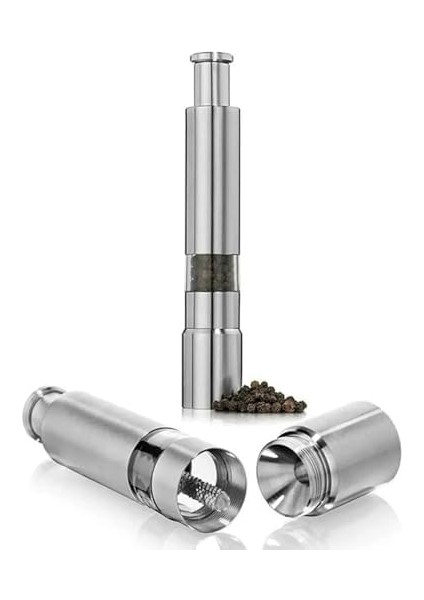 2'li Çelik Basmalı Karabiber ve Tuz Değirmeni Seti – Değirmeni, Paslanmaz Çelik, Ergonomik Tasarım, Dayanıklı Öğütücü Mekanizma fiyatları