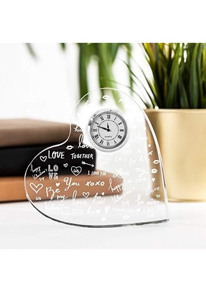 Temalı Hediye Akrilik Kalp Saat fiyatları