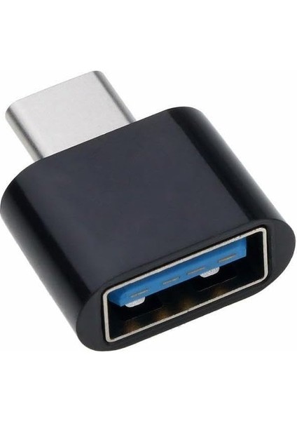 1143 Type C USB 3.1 To USB 3.0 Şarj Data Çevirici Dönüştürücü Adaptör USB 3.0 Ucunu Type C 3.1 Ucuna, Tersi Şekilde Type C 3.1 Yuvasına Sahip Cihazınızın Yuvasını USB 3.0 A Çevirmektedir. (1)