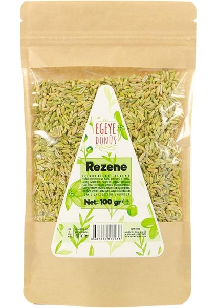 Egeye Dönüş Rezene Çayı - 100 Gr. (Rezene Tohumu Bitki Çayı - Anne Bebek Çayı)