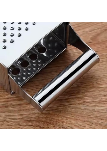 4 Yüzeyli Mutfak Rendesi, Metal Saplı, Gümüş fiyatları