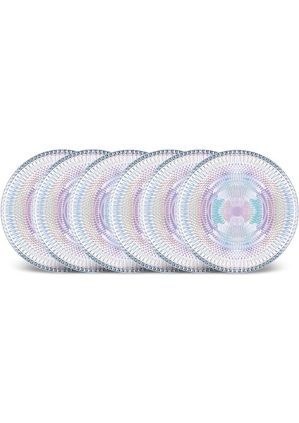 Estela Yeni 21 cm 6 Parça Cam Pasta Seti