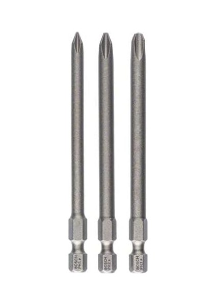Pro 3 Parça.-Set Ekstra Sert Tornavida Ucu Phillips Vidalar-(Uzunluk: 89 Mm) fiyatları