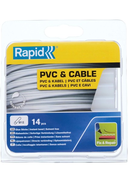 Pvc ve Kablolar Için Tutkal Çubukları, 94 mm Uzunluk, Özel Yapıştırıcı, Tutkal Tabancası Için Yapıştırıcı 11 Mm, 12 mm
