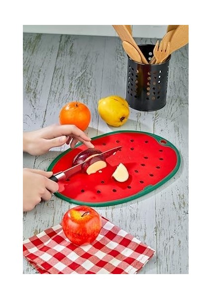 ve Hijyenik Plastik Kesim Panosu – Desenli- Mutfakta Pratik ve Güvenli Kullanım-Mutfak ve Gıda Hazırlama Için Hijyenik, Bıçak Dostu fiyatları