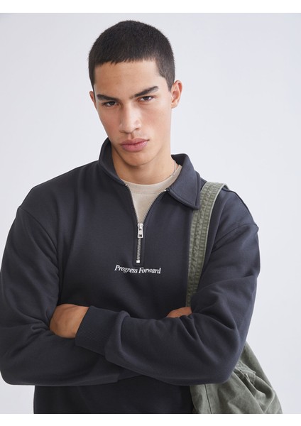 Yeni Sezon Polo Yaka Erkek Sweatshirt