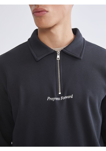 Yeni Sezon Polo Yaka Erkek Sweatshirt modelleri