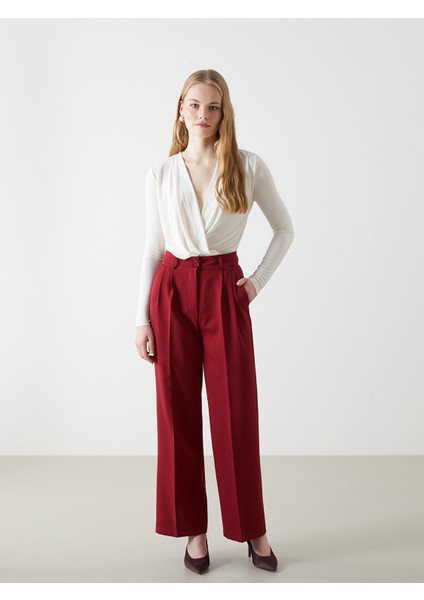 Yeni Sezon Kruvaze Yaka Kadın Bodysuit fiyatları