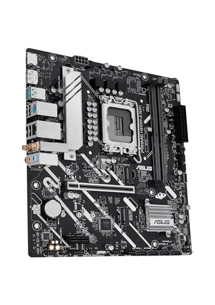 Prıme H810M-A Wıfı Intel H810 LGA1851 Ddr5 6400 Dp HDMI Çift M2 Usb3.2 Ax Wifi + Bt Aura Rgb Matx 6+1+1+1 Güç Aşamaları, 5x Protectıon Iıı, Ready For Advanced Aı Pc modelleri