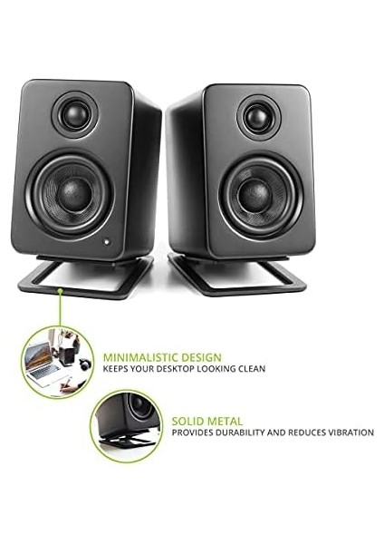 S Masa Üstü Hoparlör Standı (2 Adet) Siyah modelleri