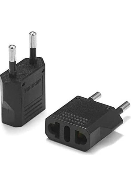 Amerikan Fiş Çevirici, Tip C Priz Dönüştürücü, Seyahat Adaptörü, Abd Ingiliz Fişini Avrupa/türkiye 220V Prizine Çevirici, 6A 1600W Maks Güç, A Kalite Sıkı Geçme