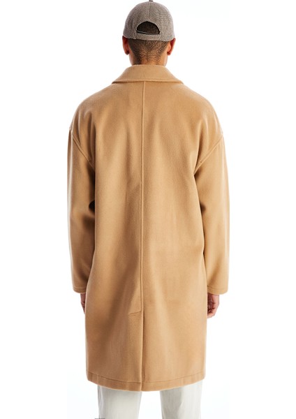 Yeni Sezon Standart Kalıp Ceket Yaka Erkek Kaşe Kaban indirimleri